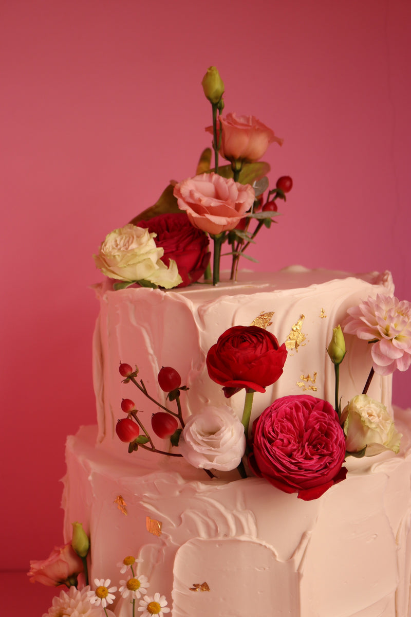 TWO TIER CAKE - two layer (30 PEOPLE)