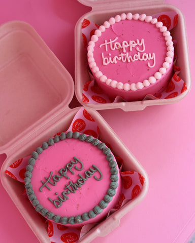 Pastel bento de Happy birthday