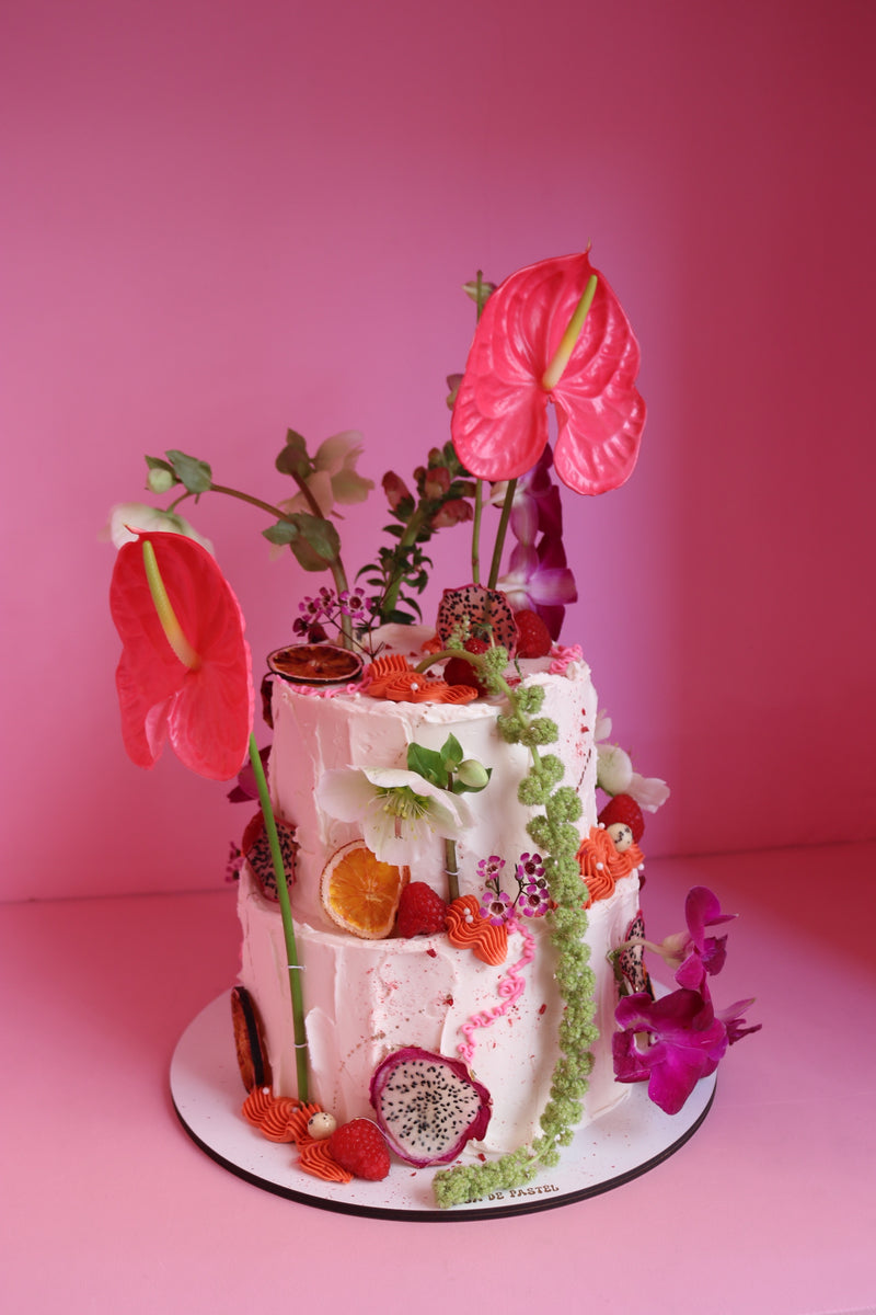 TWO TIER CAKE - two layer (30 PEOPLE)