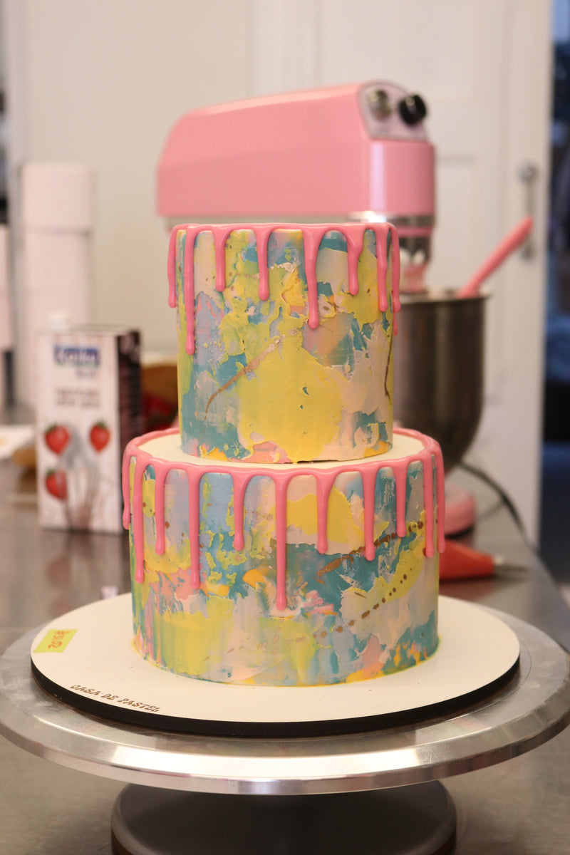 TWO TIER CAKE- two layer (15 PEOPLE)