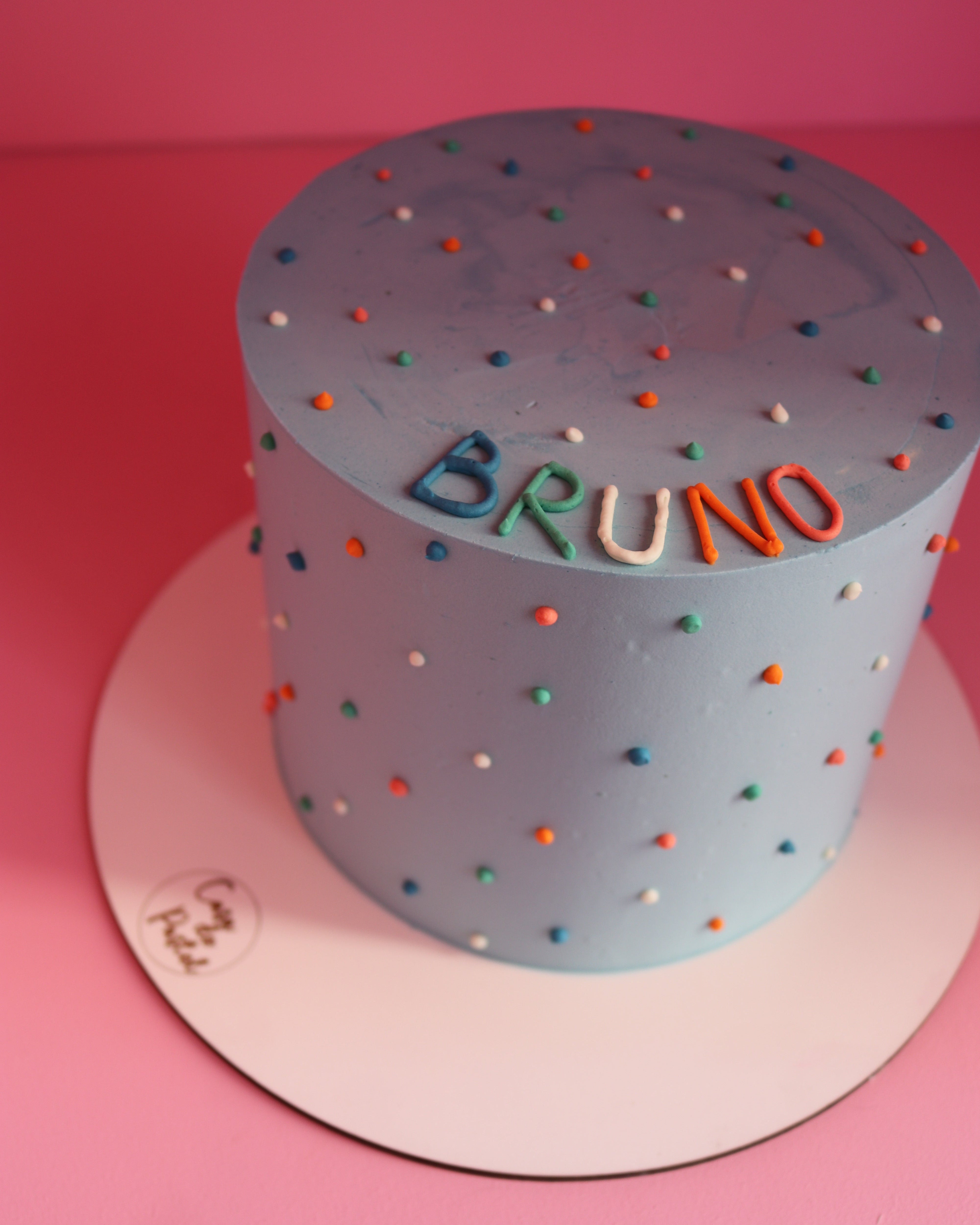 Polka Dot Party Animal cake