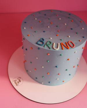Polka Dot Party Animal cake