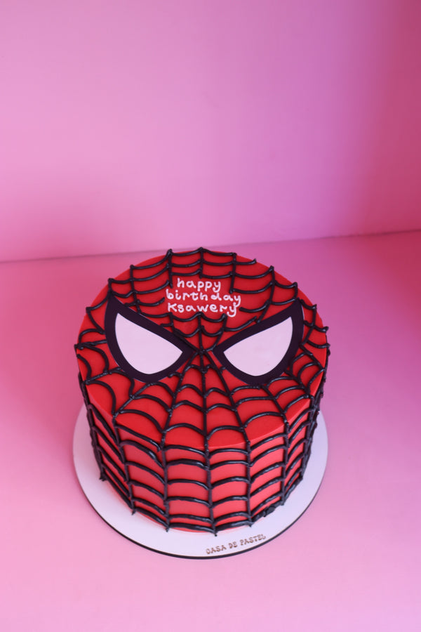 Spiderman cake