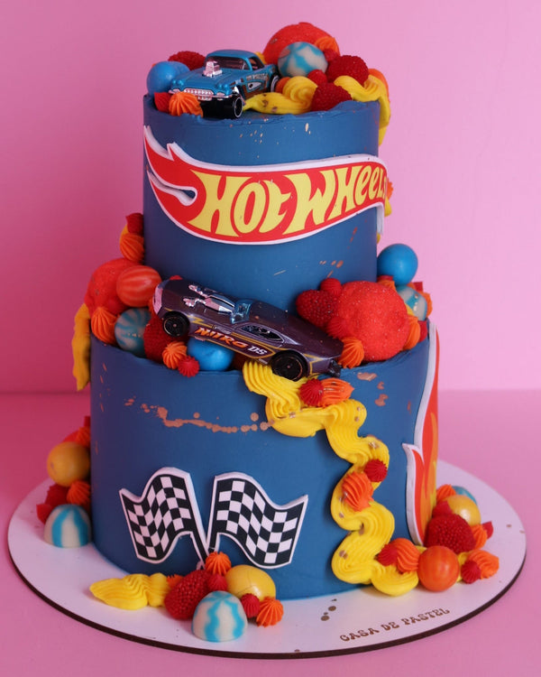 Tarta de Hot Wheels