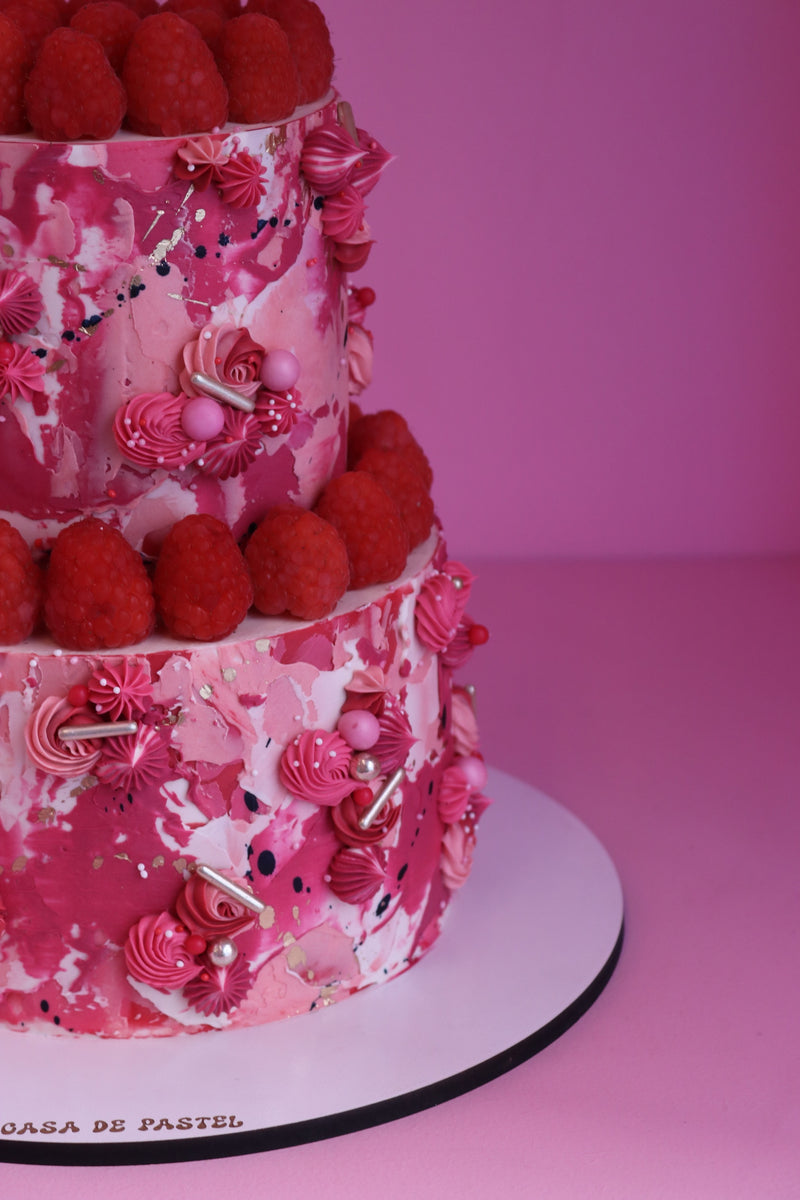 TWO TIER CAKE- two layer (15 PEOPLE)