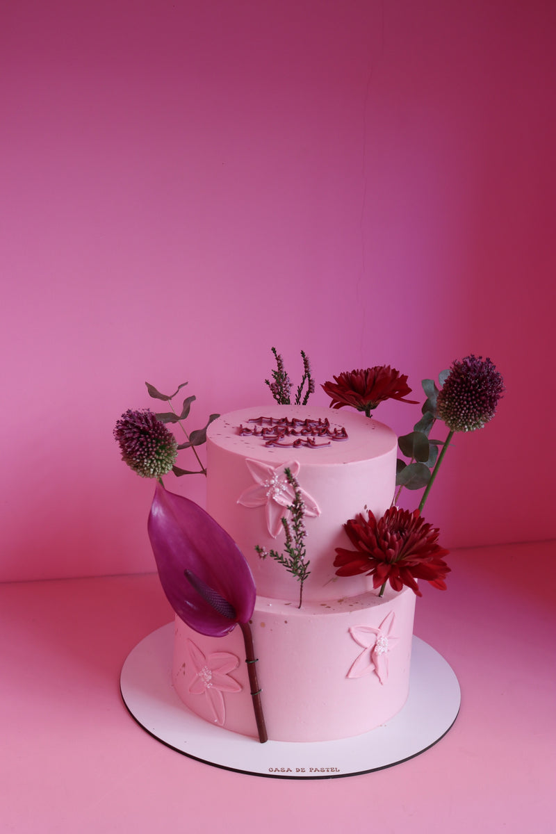 TWO TIER CAKE - two layer (30 PEOPLE)