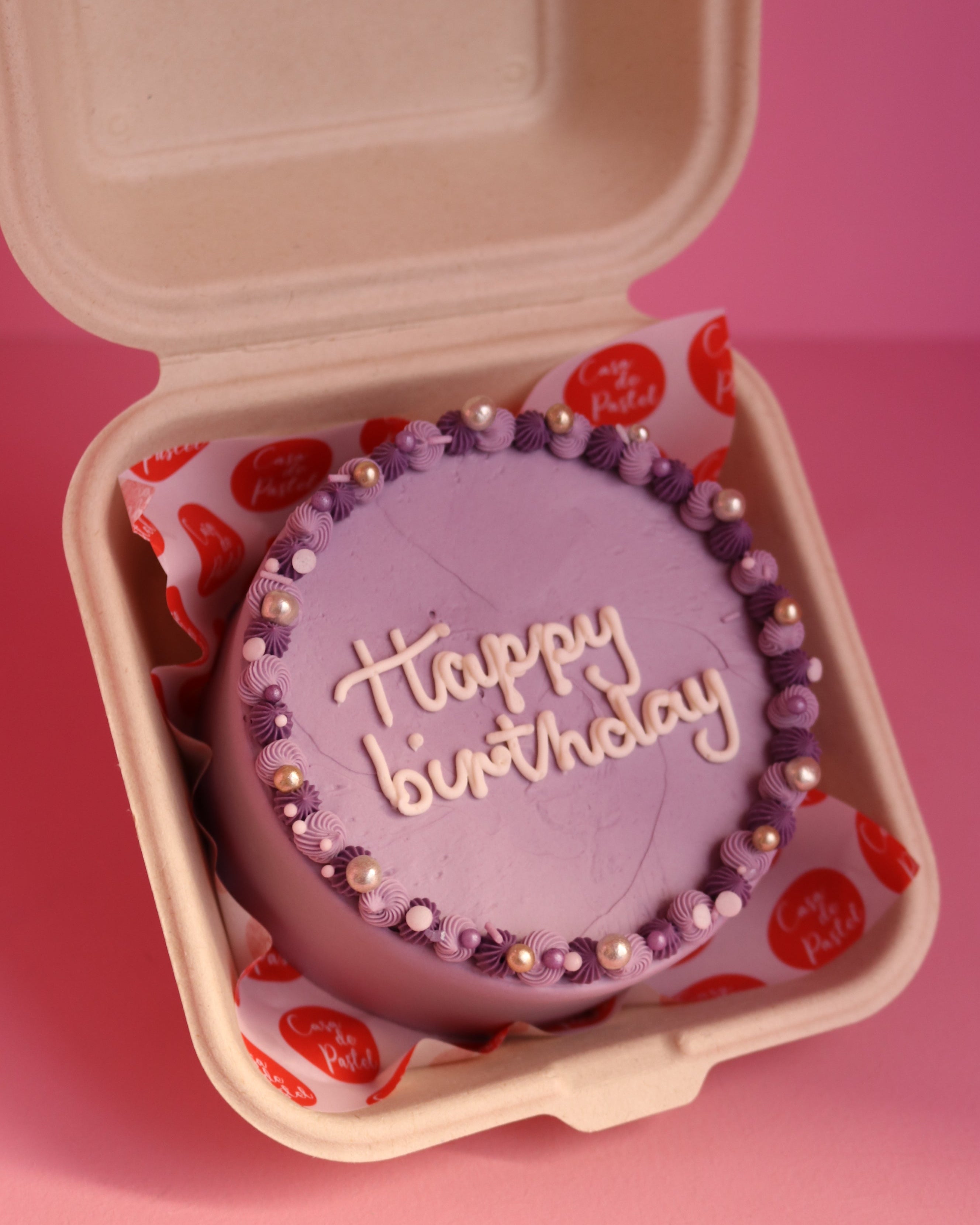 Pastel bento de Happy birthday