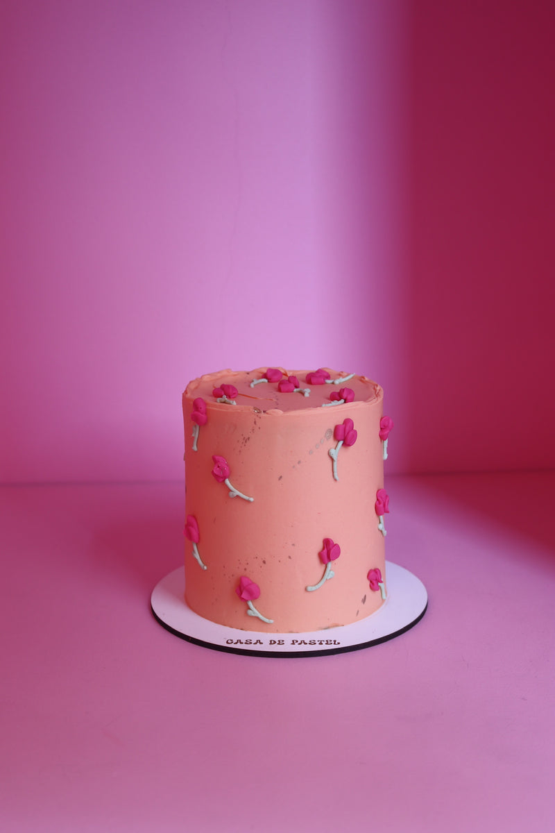 Pastel de flores