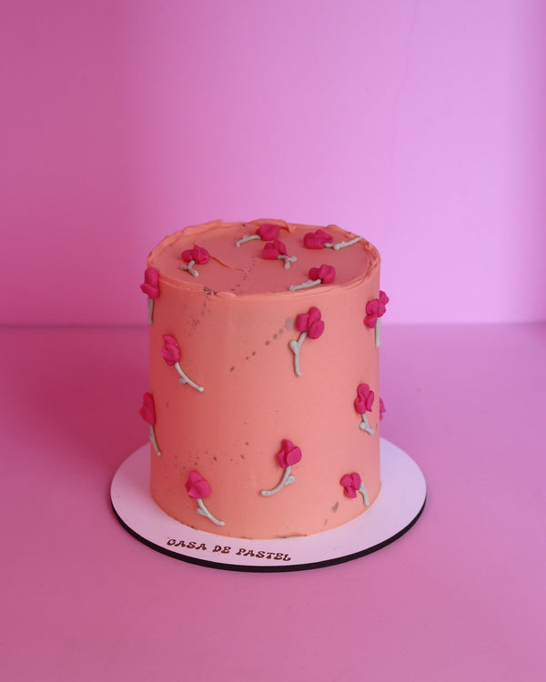 Pastel de flores
