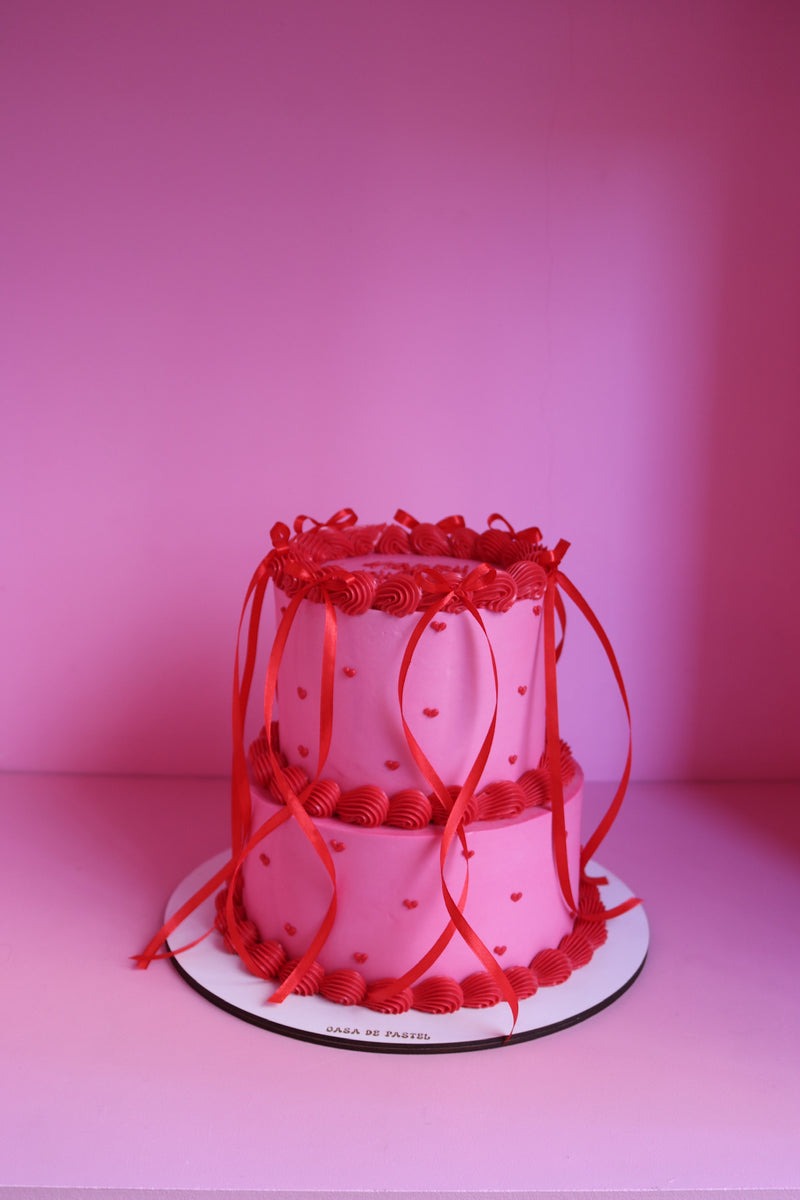 TWO TIER CAKE - two layer (30 PEOPLE)