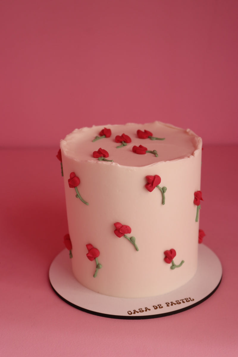 Pastel de flores