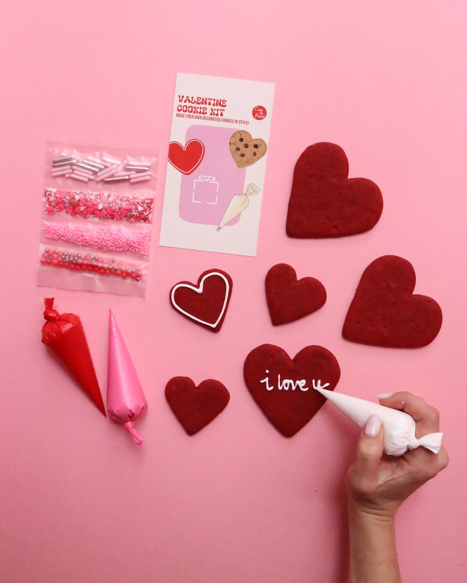 VALENTINES DAY COOKIE DECORATING KIT