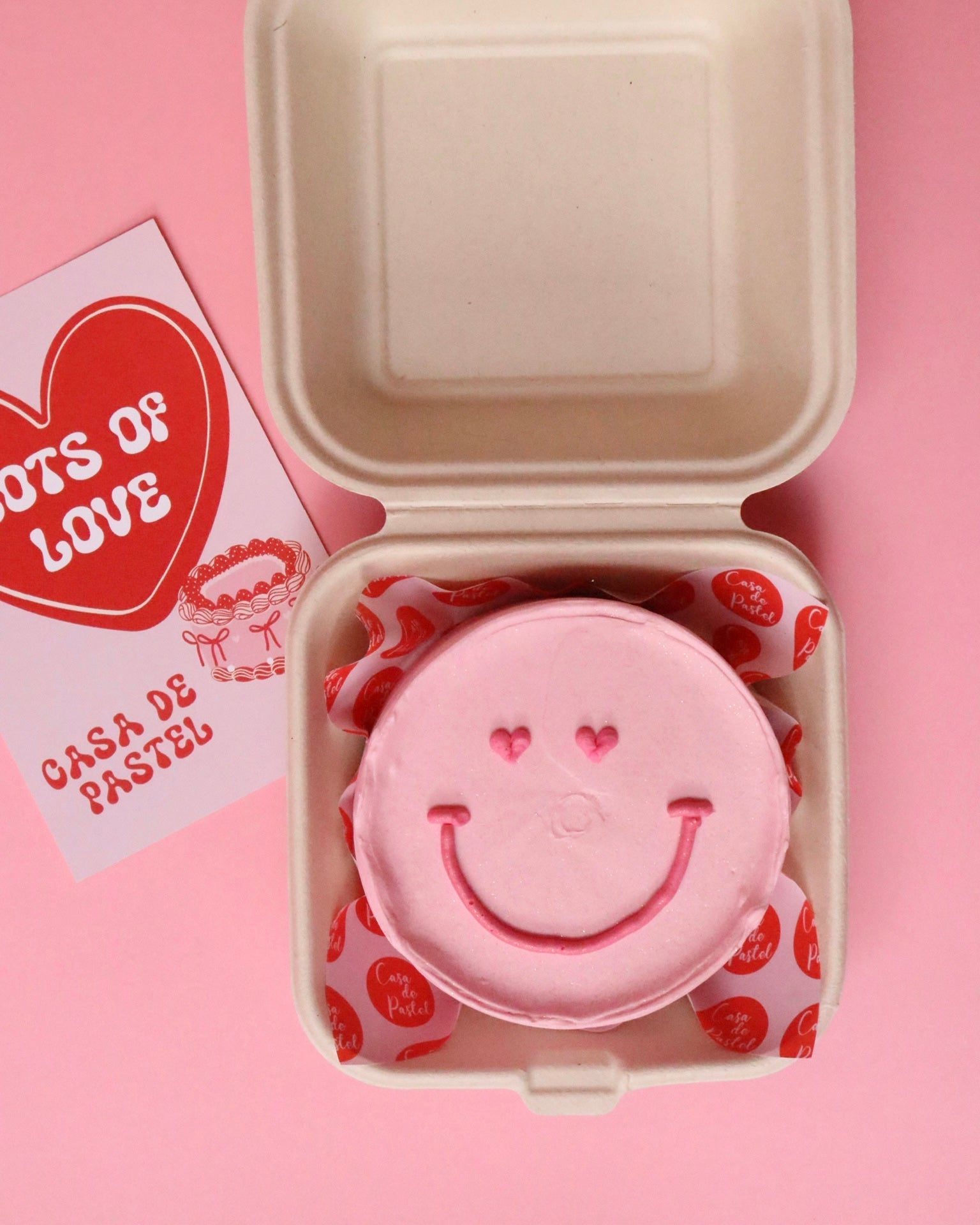 BENTO CAKE VALENTINES DAY | HEART SMILEY