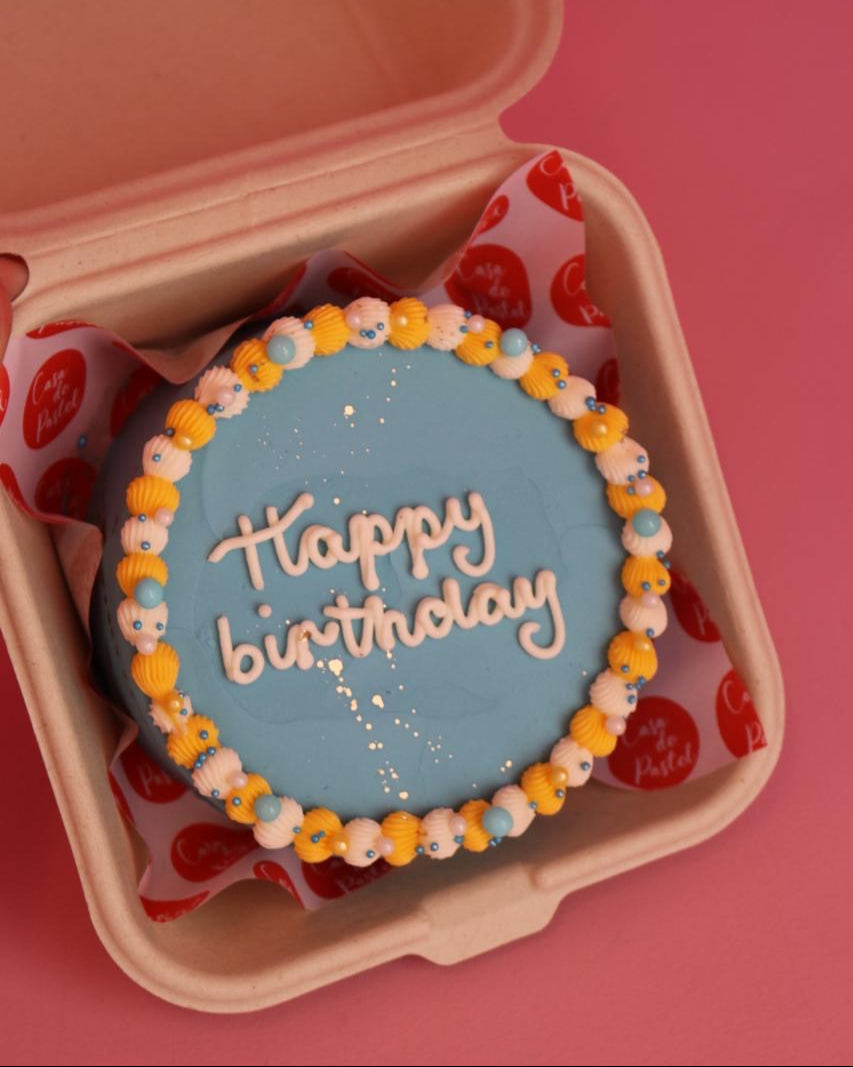 Pastel bento de Happy birthday