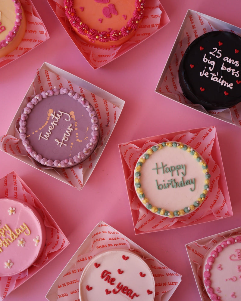 BENTO BOX BIRTHDAY CAKE (serves 2/3)