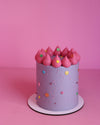 contrast confetti cake