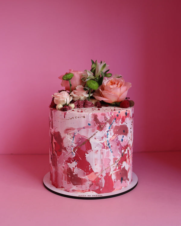 REGULAR - four layer cake(SERVES UP TO 30)
