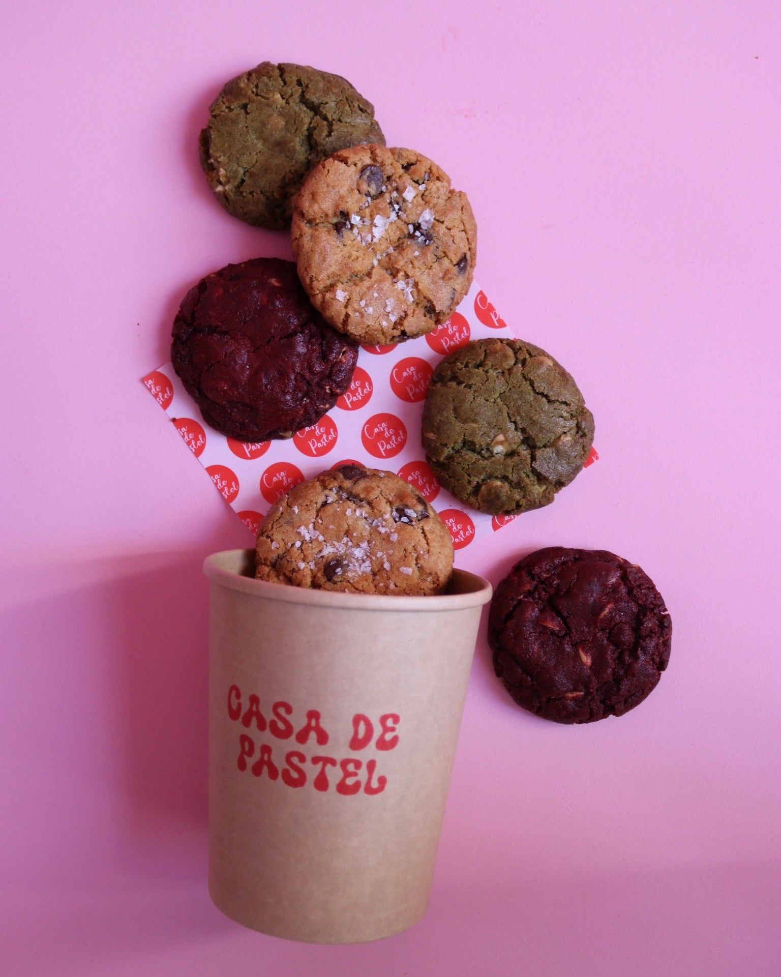 Christmas chocolate chip cookies