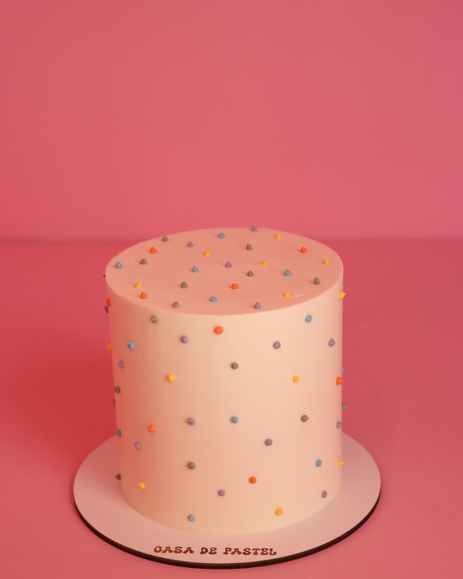 Polka Dot Party Animal cake