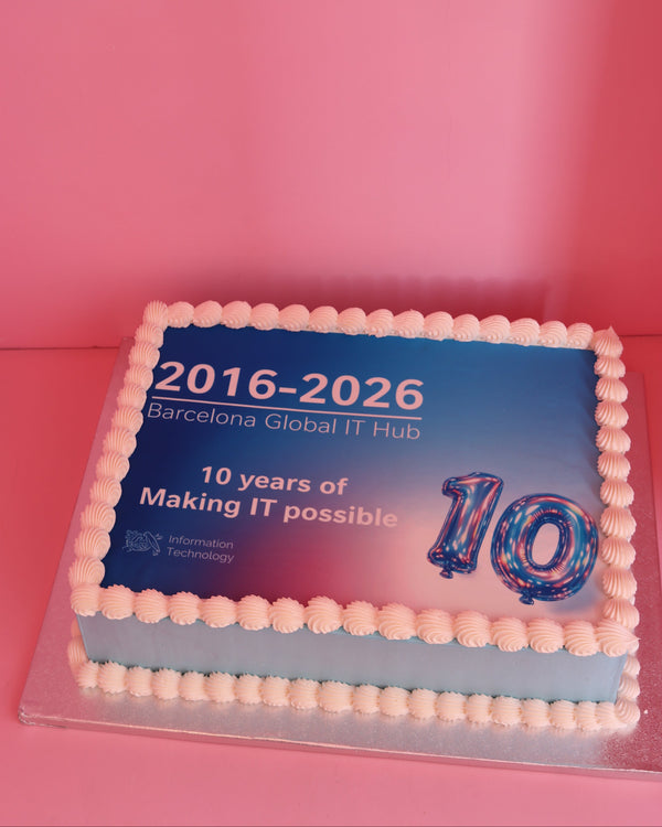 Sheet cake - para 60 personas