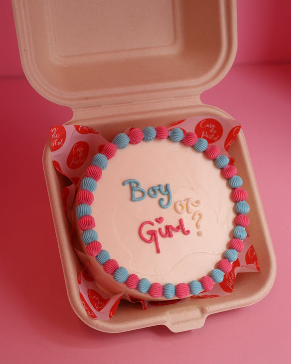 TORTA DE REVELACIÓN DE GÉNERO