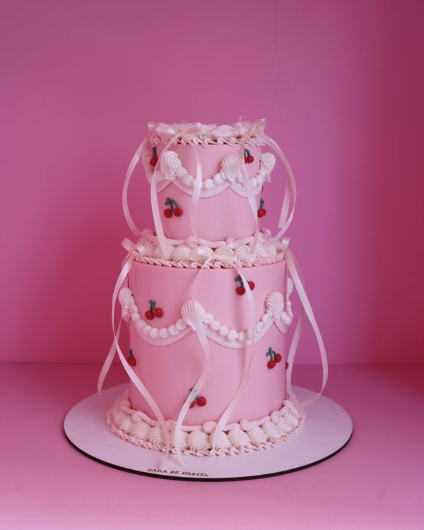 PASTEL DE DOS NIVELES - tres y dos capas (20 PERSONAS)