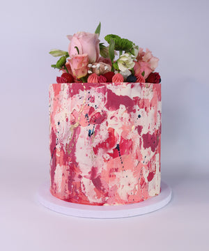 REGULAR - four layer cake(SERVES UP TO 30)